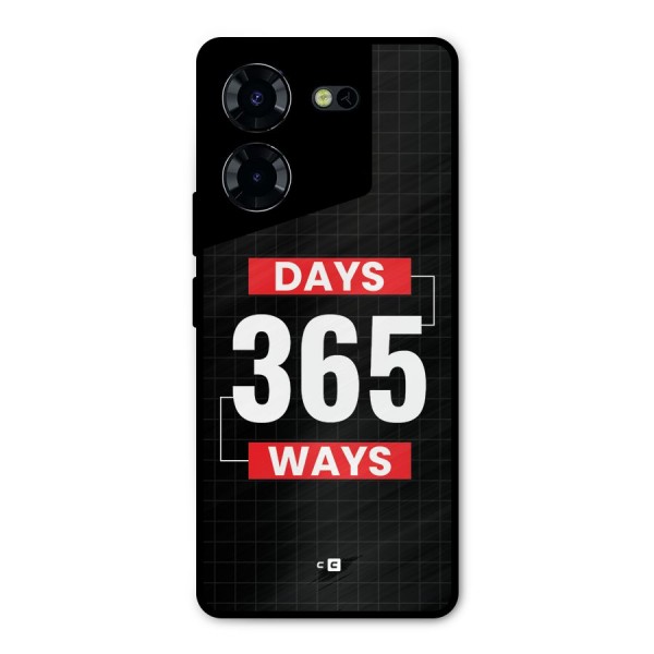 Year Ways Metal Back Case for Tecno Pova 5 Pro 5G