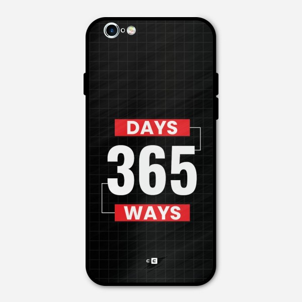 Year Ways Metal Back Case for iPhone 6 6s