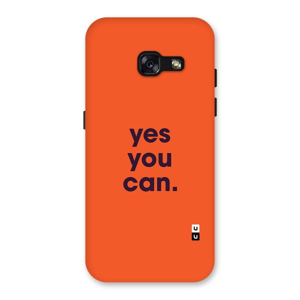 Yes You Can Minimal Typography Back Case for Galaxy A3 (2017)