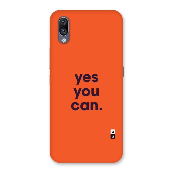 Yes You Can Minimal Typography Back Case for Vivo NEX