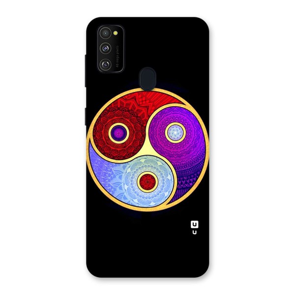 Yin Yang Mandala Design Back Case for Galaxy M21