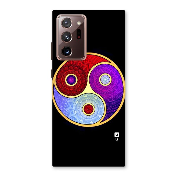 Yin Yang Mandala Design Back Case for Galaxy Note 20 Ultra