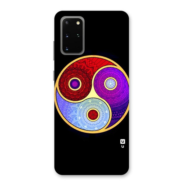 Yin Yang Mandala Design Back Case for Galaxy S20 Plus