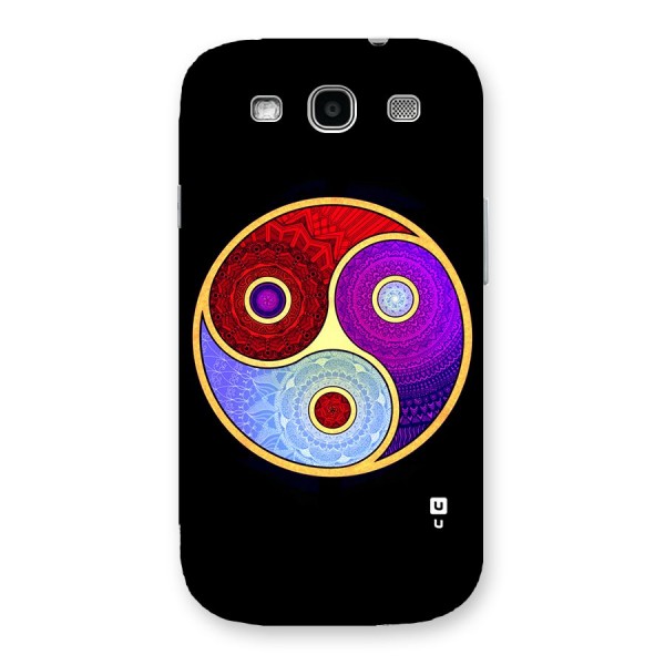 Yin Yang Mandala Design Back Case for Galaxy S3