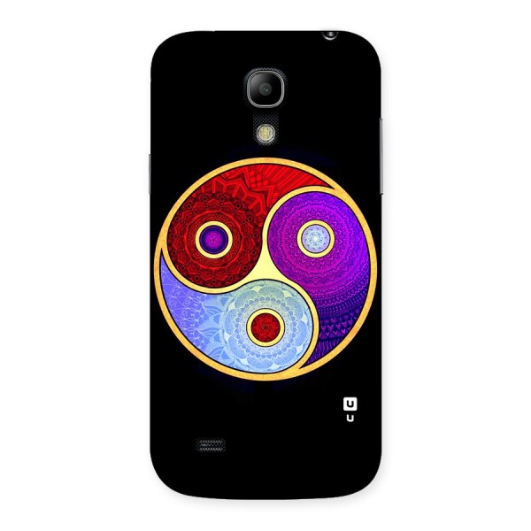 Yin Yang Mandala Design Back Case for Galaxy S4 Mini