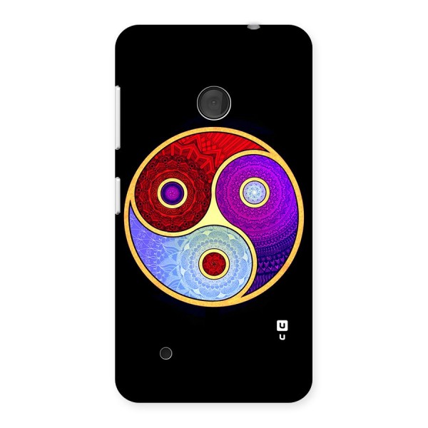 Yin Yang Mandala Design Back Case for Lumia 530