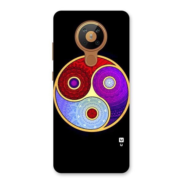 Yin Yang Mandala Design Back Case for Nokia 5.3