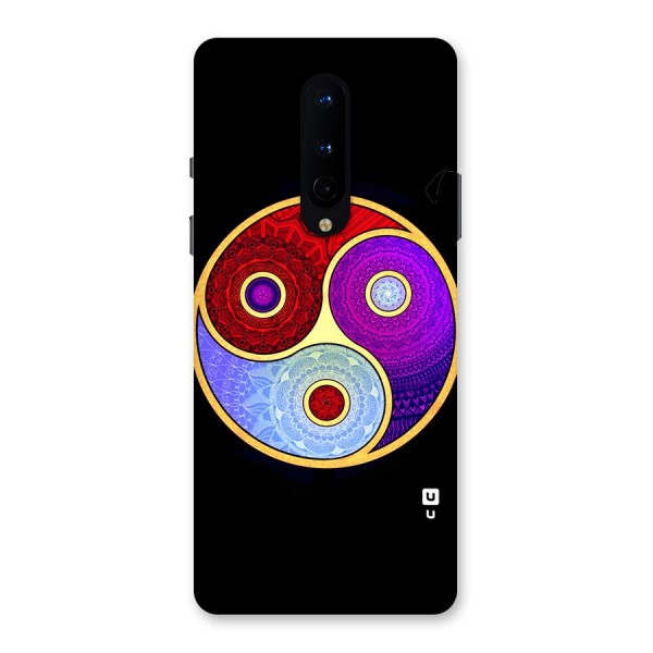 Yin Yang Mandala Design Back Case for OnePlus 8