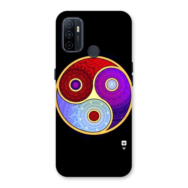 Yin Yang Mandala Design Back Case for Oppo A33 (2020)