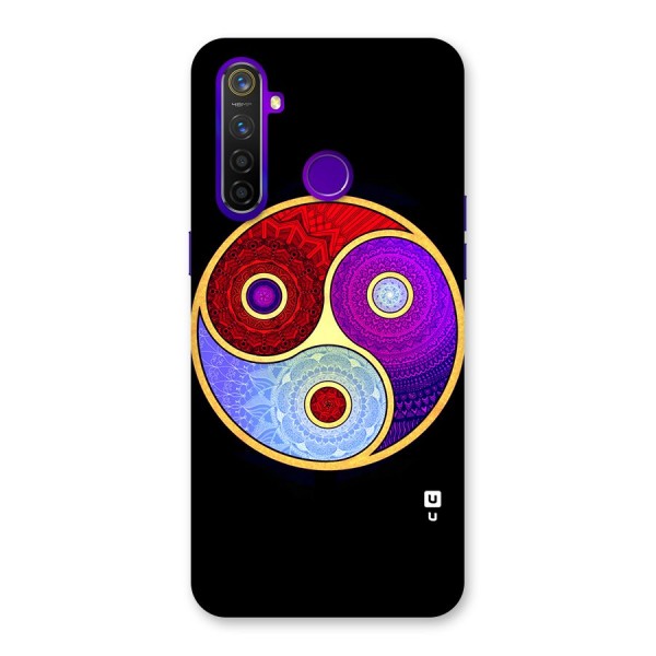 Yin Yang Mandala Design Back Case for Realme 5 Pro