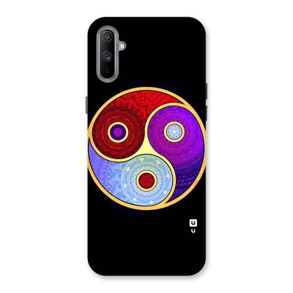 Yin Yang Mandala Design Back Case for Realme C3