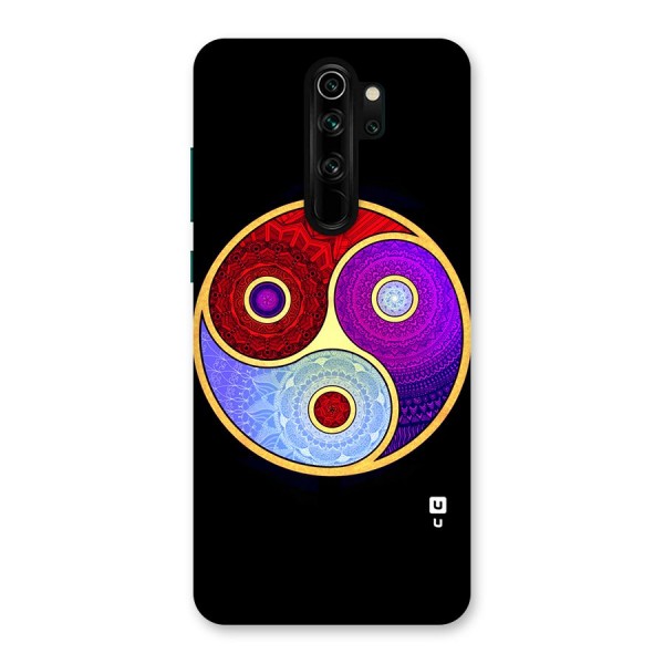 Yin Yang Mandala Design Back Case for Redmi Note 8 Pro