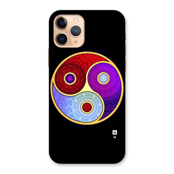 Yin Yang Mandala Design Back Case for iPhone 11 Pro