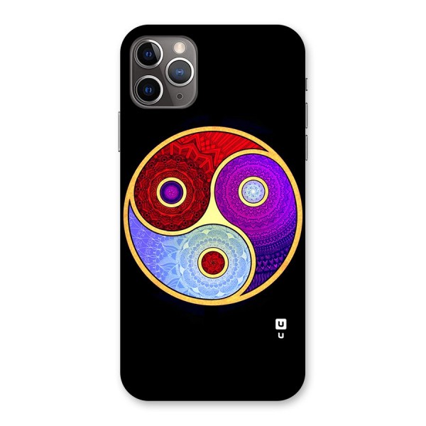 Yin Yang Mandala Design Back Case for iPhone 11 Pro Max