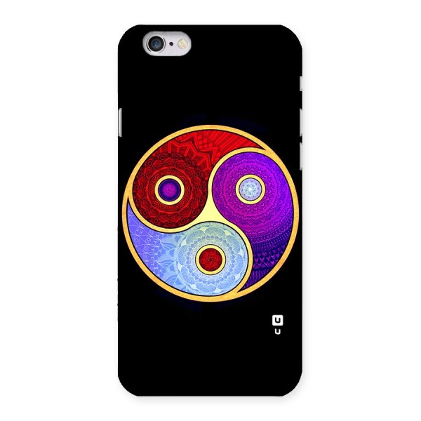 Yin Yang Mandala Design Back Case for iPhone 6 6S