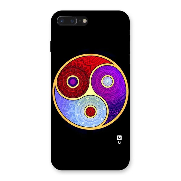 Yin Yang Mandala Design Back Case for iPhone 7 Plus