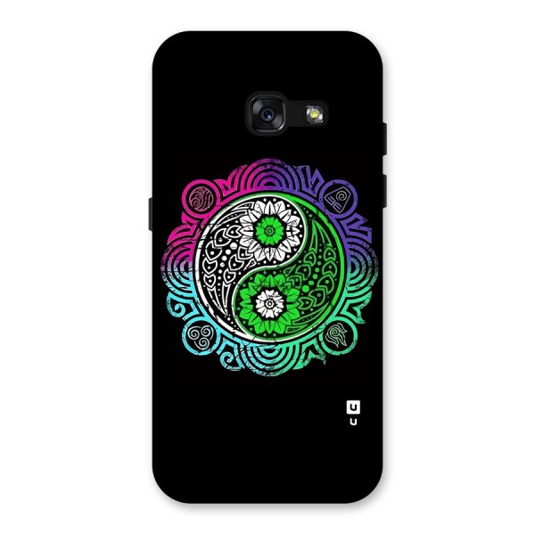 Yin and Yang Colorful Mandala Back Case for Galaxy A3 (2017)