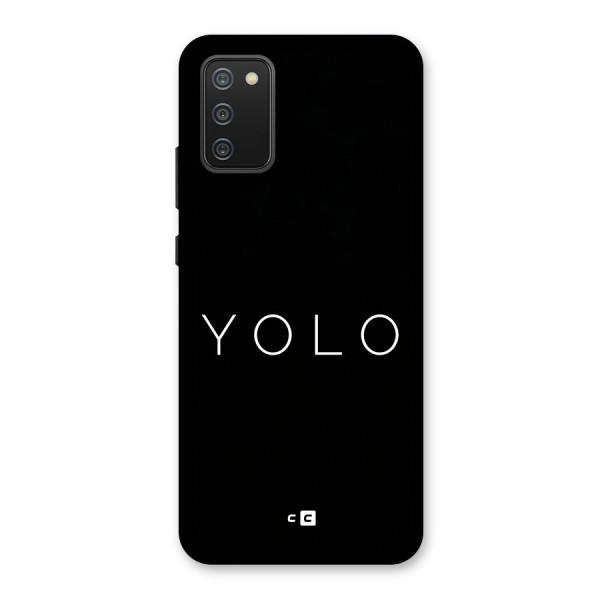 Yolo Is Truth Back Case for Galaxy M02s