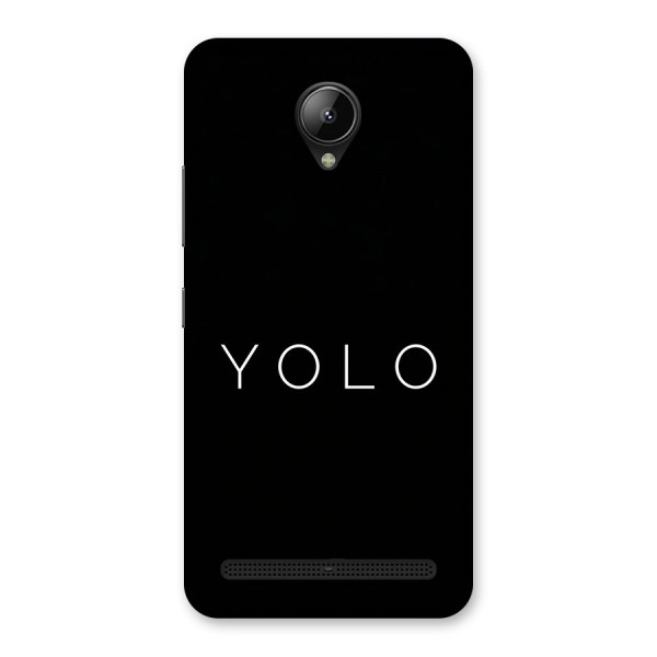 Yolo Is Truth Back Case for Lenovo C2