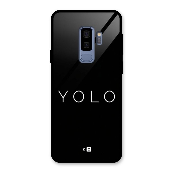 Yolo Is Truth Glass Back Case for Galaxy S9 Plus