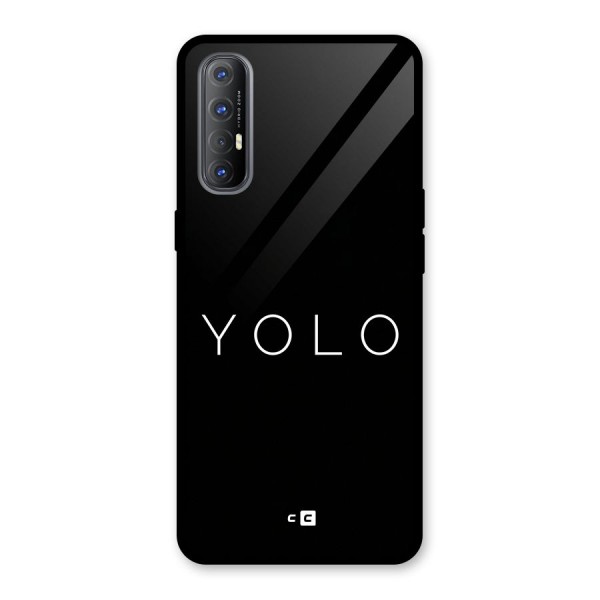 Yolo Is Truth Glass Back Case for Oppo Reno3 Pro