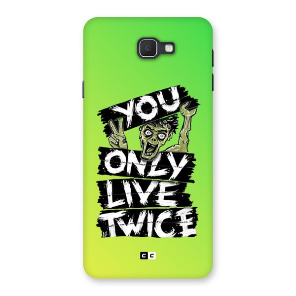 Yolo Zombie Back Case for Galaxy On7 2016