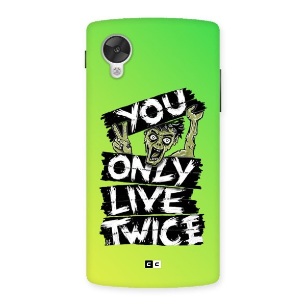 Yolo Zombie Back Case for Google Nexus 5