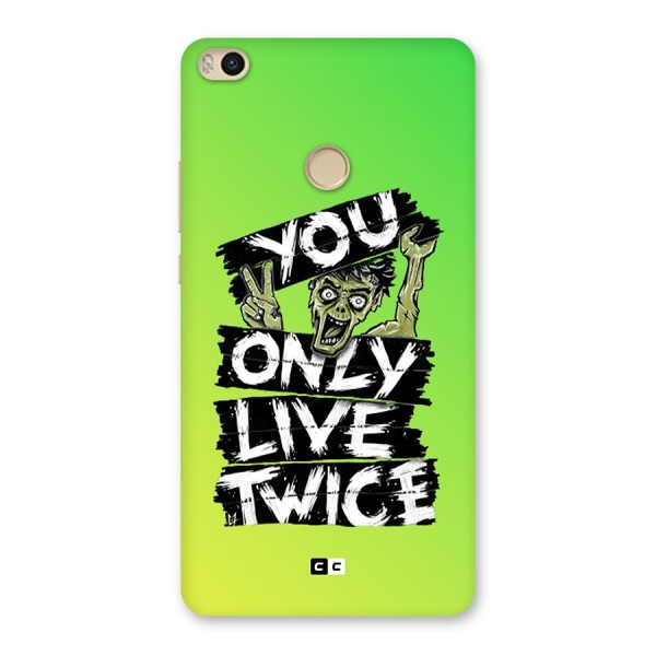 Yolo Zombie Back Case for Mi Max 2