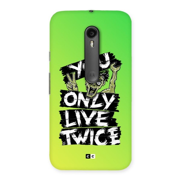 Yolo Zombie Back Case for Moto G Turbo