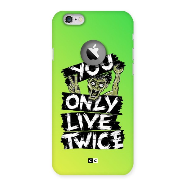 Yolo Zombie Back Case for iPhone 6 Logo Cut