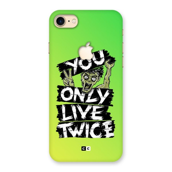 Yolo Zombie Back Case for iPhone 7 Apple Cut