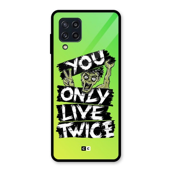 Yolo Zombie Glass Back Case for Galaxy M32