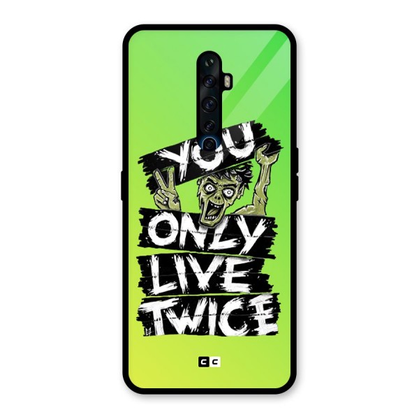 Yolo Zombie Glass Back Case for Oppo Reno2 F
