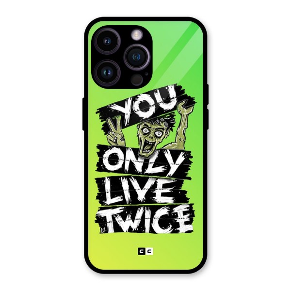 Yolo Zombie Glass Back Case for iPhone 14 Pro Max