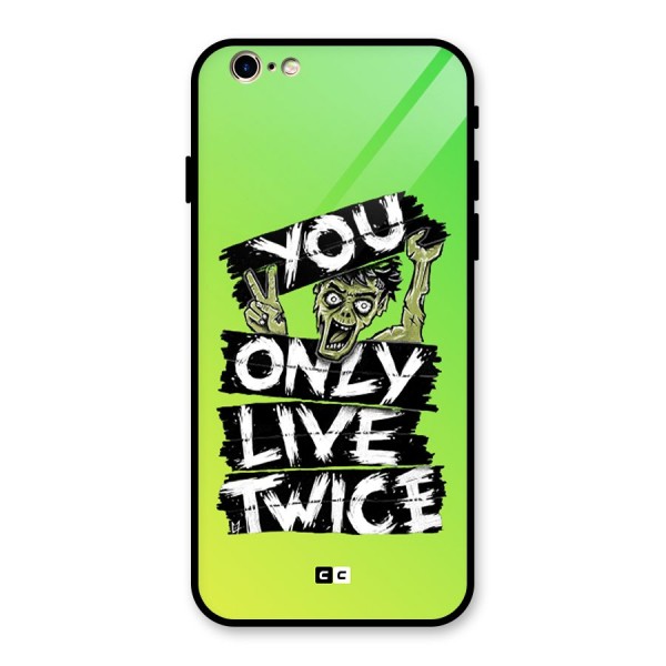 Yolo Zombie Glass Back Case for iPhone 6 6S