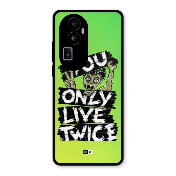 Yolo Zombie Metal Back Case for Oppo Reno10 Pro Plus