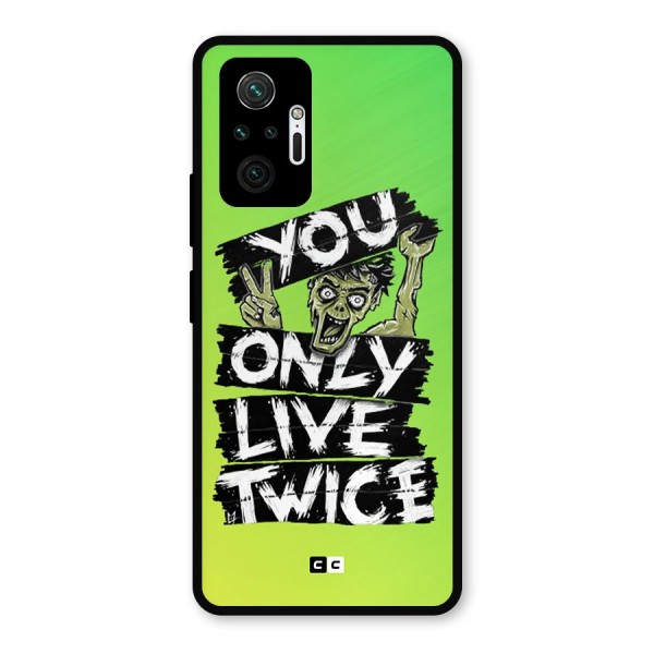 Yolo Zombie Metal Back Case for Redmi Note 10 Pro Max