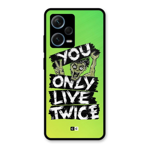 Yolo Zombie Metal Back Case for Redmi Note 12 Pro Plus 5G
