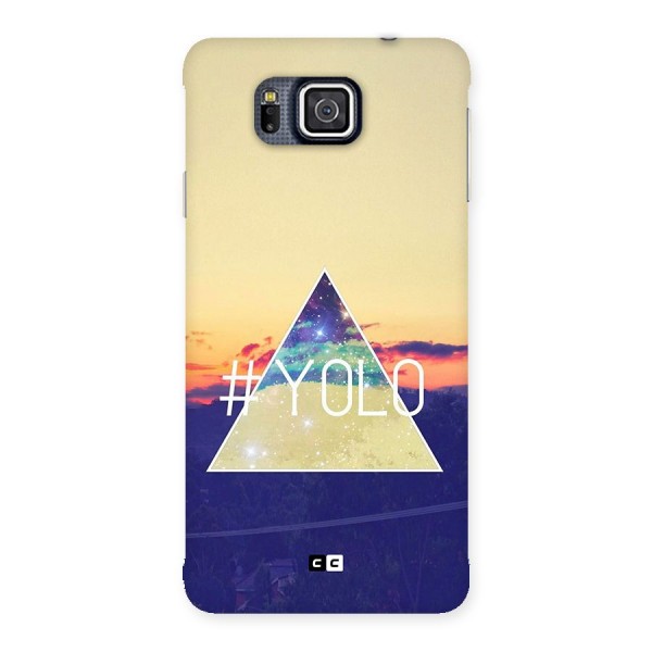 Yolo illuminati Back Case for Galaxy Alpha