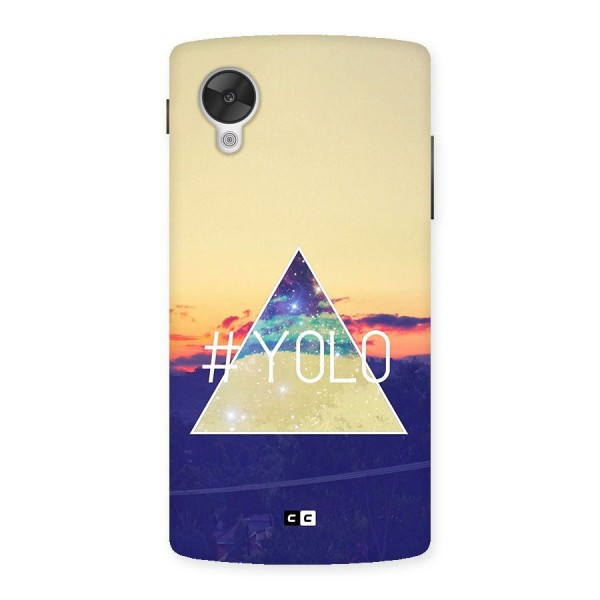 Yolo illuminati Back Case for Google Nexus 5