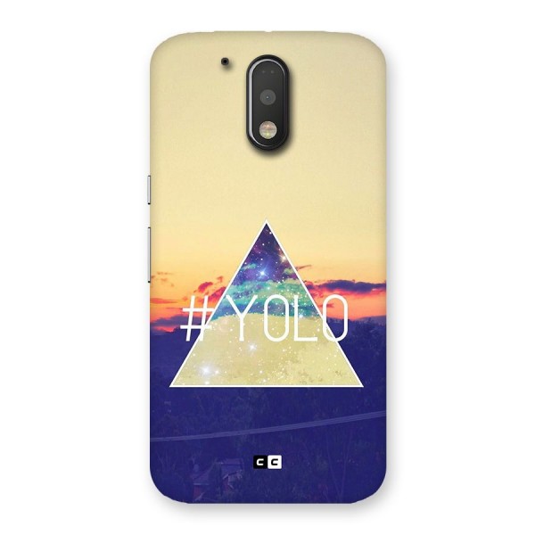 Yolo illuminati Back Case for Moto G4 Plus