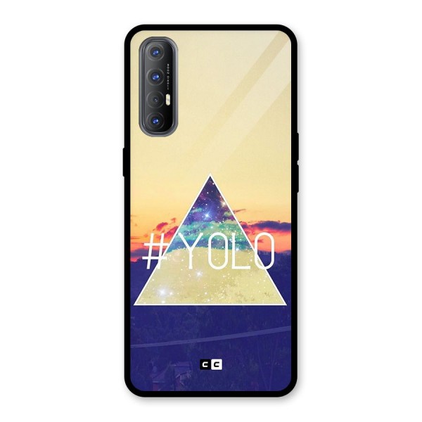 Yolo illuminati Glass Back Case for Oppo Reno3 Pro