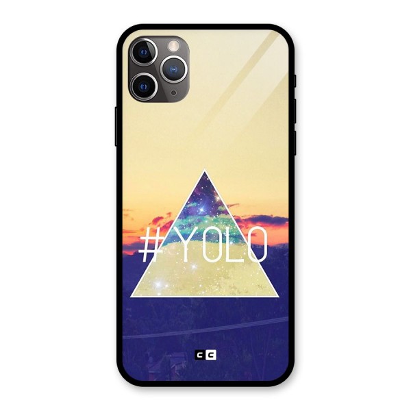 Yolo illuminati Glass Back Case for iPhone 11 Pro Max