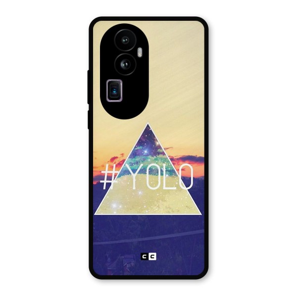 Yolo illuminati Metal Back Case for Oppo Reno10 Pro Plus