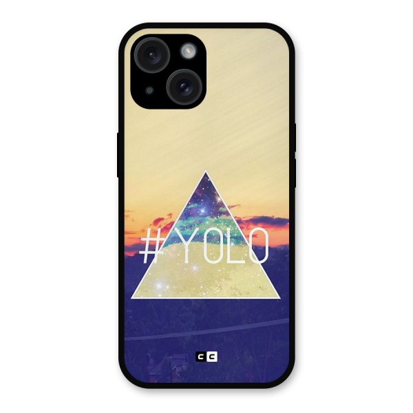 Yolo illuminati Metal Back Case for iPhone 15