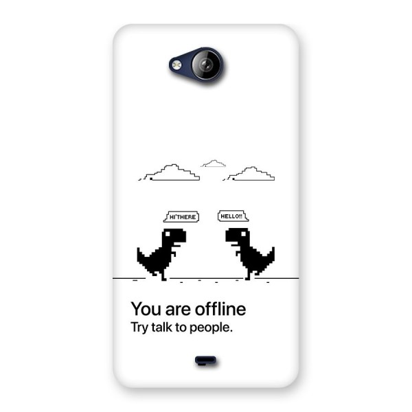 You Are Offline Back Case for Canvas Play Q355