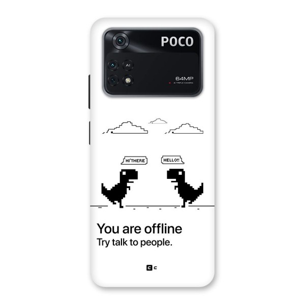 You Are Offline Back Case for Poco M4 Pro 4G