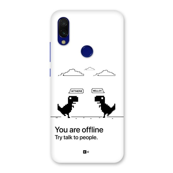 You Are Offline Back Case for Redmi Y3
