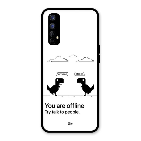 You Are Offline Glass Back Case for Realme Narzo 20 Pro