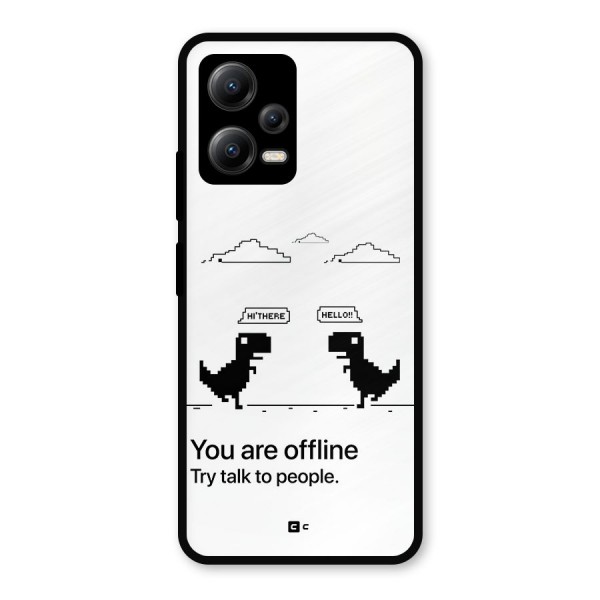 You Are Offline Metal Back Case for Poco X5